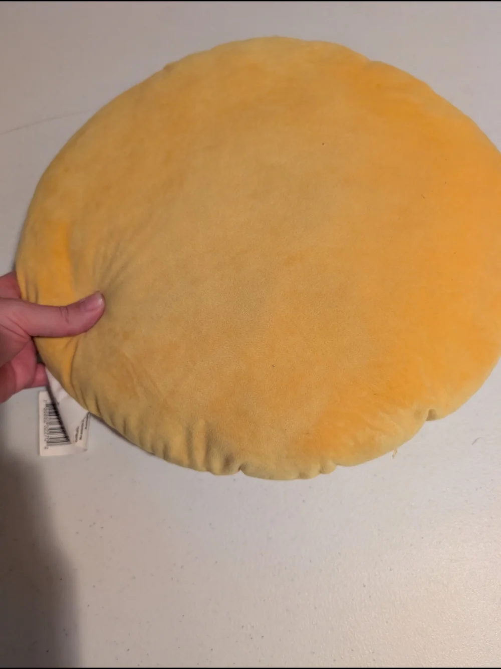 Kissing Face Emoji Plush Pillow - Yellow with Red Heart